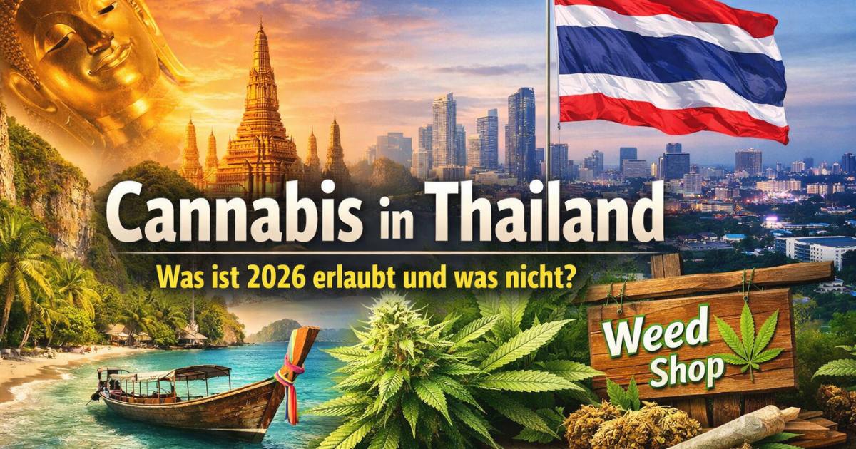 Cannabis in Thailand – Was ist 2026 erlaubt und was nicht? Cannabis in Thailand 2026 – Gesetzeslage für Touristen, was erlaubt ist und wo Kiffen verboten bleibt
