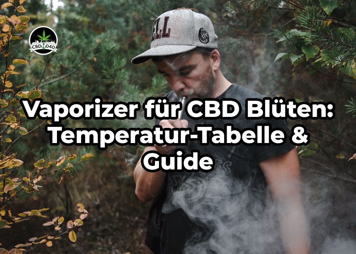 Vaporizer für CBD Blüten: Temperatur-Tabelle & Guide Vaporizer für CBD Blüten – Temperatur-Tabelle für CBD, Terpene und Dampf, erklärt von CBD040.