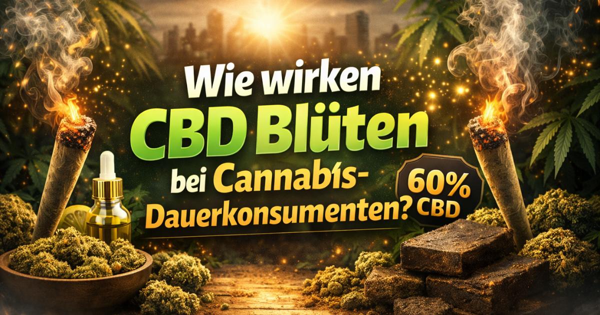 Wie wirken CBD Blüten bei Kiffern? Erfahrungen, Umstieg & der große Realitätscheck 2026 Wie wirken CBD Blüten bei Cannabis-Dauerkonsumenten – Unterschiede zu THC, Wirkung, Rauchgefühl und Extra Strong CBD im Überblick