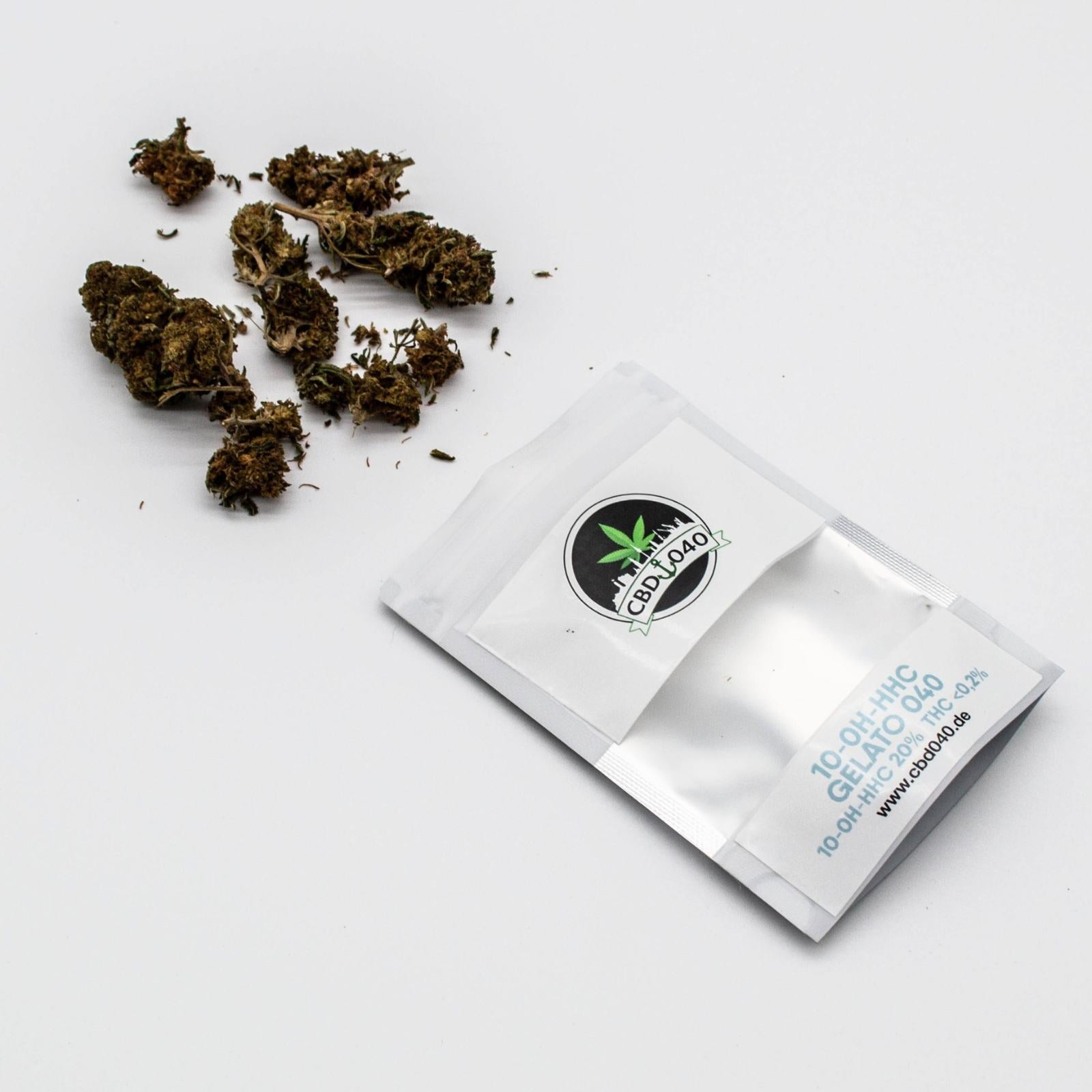 10-OH-HHC Blüten in der Sorte Gelato mit 20% Wirkstoff 10-OH-HHC Blüten in der Sorte Gelato mit 20% Wirkstoff Cannabis
