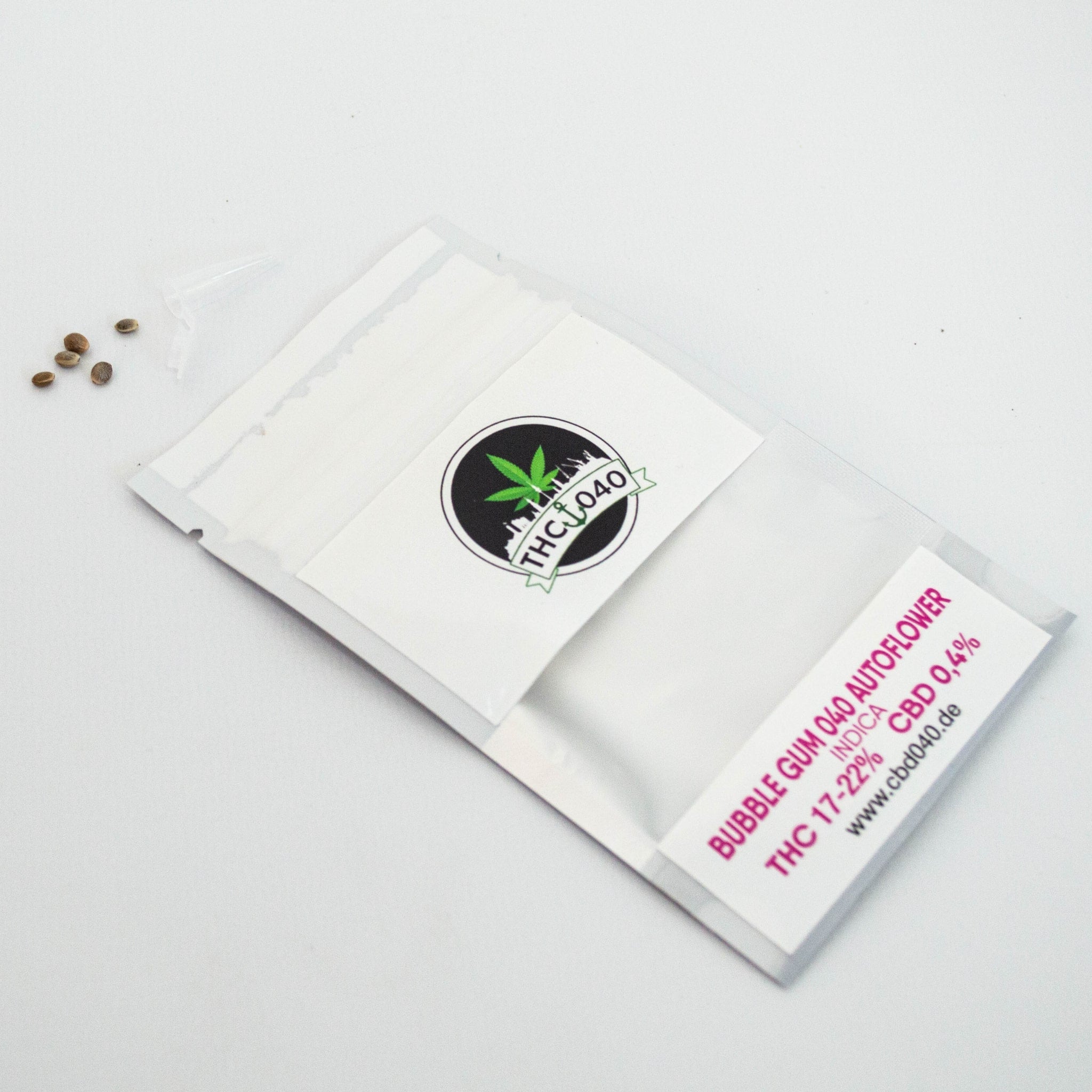 Bubble Gum 040 Cannabissamen, Feminisierte Autoflower Indica Samen für den Eigenanbau, für Anfänger Bubble Gum CBD Blüten