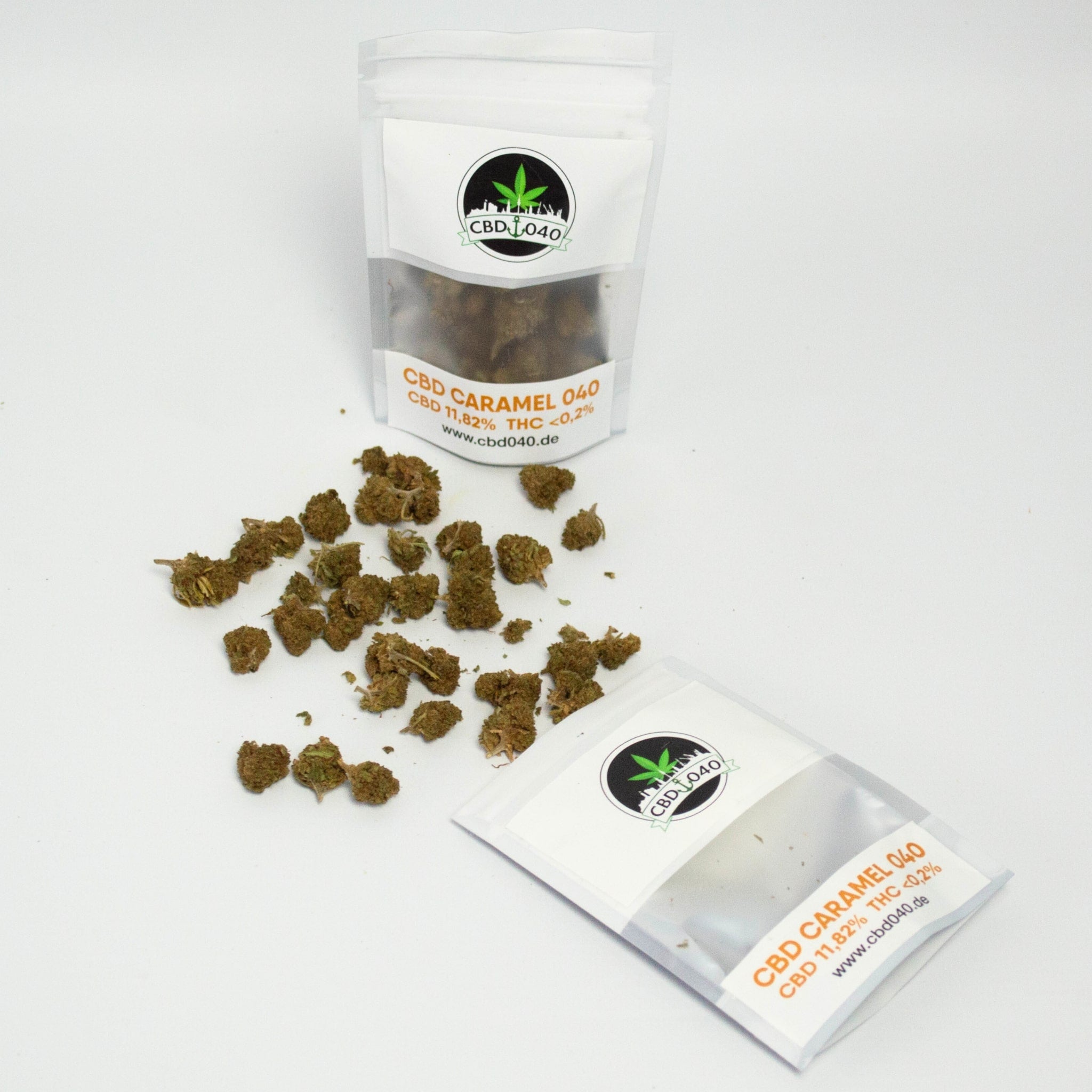 CBD Blüten Caramel mit weißem Hintergrund 1 CBD Blüten Caramel mit weißem Hintergrund 2