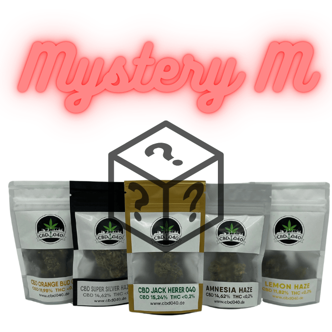 Cannabis und CBD Blüten Mystery Box Medium bestellen und kaufen bei CBD 040 Cannabis und CBD Blüten Mystery Box Medium bestellen und kaufen bei CBD 040