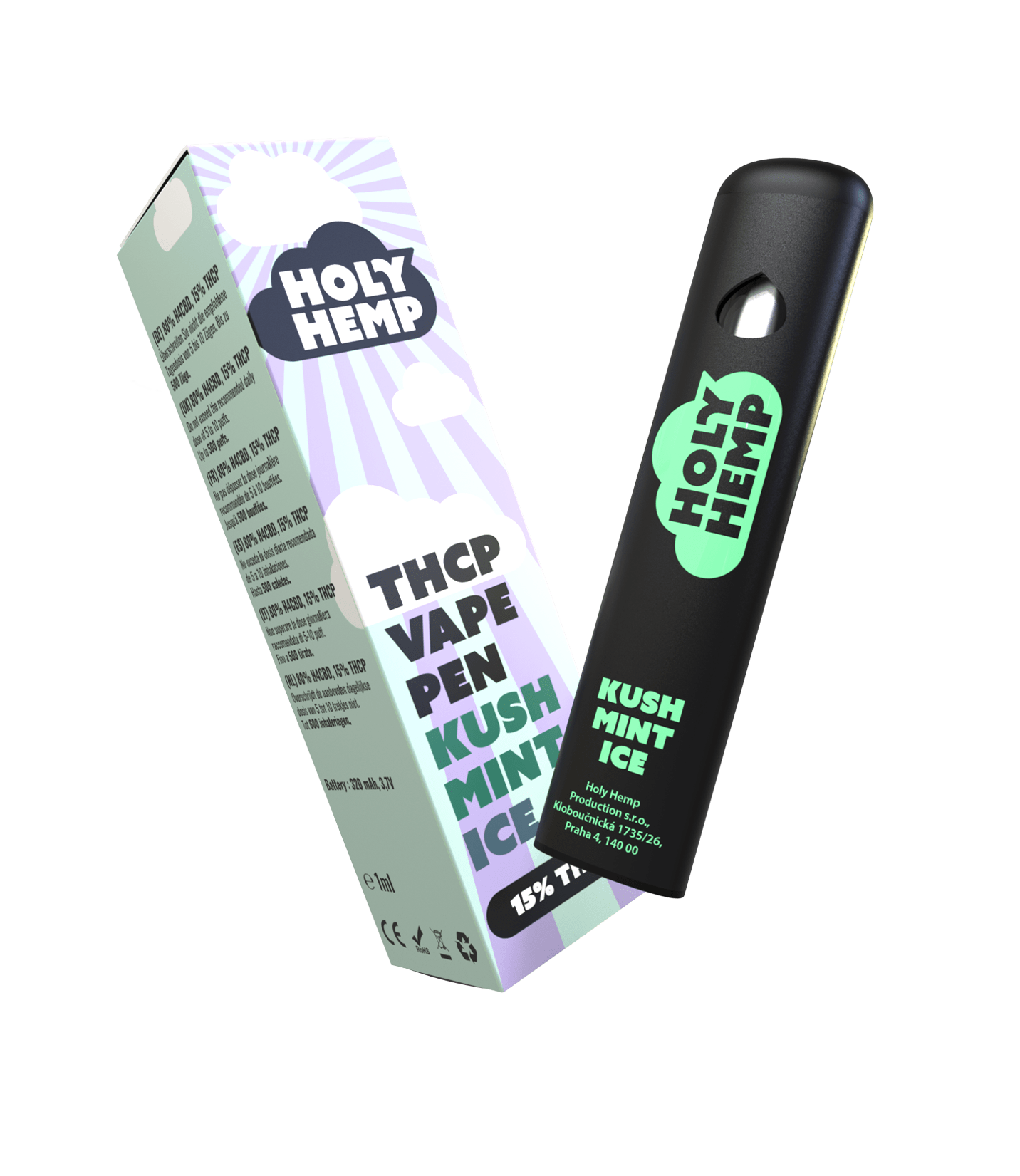 THCP Pen Kush Mint Ice mit 15% THCP - Premium Einwegpen THCP Pen Kush Mint Ice mit 15% THCP - Premium Einwegpen