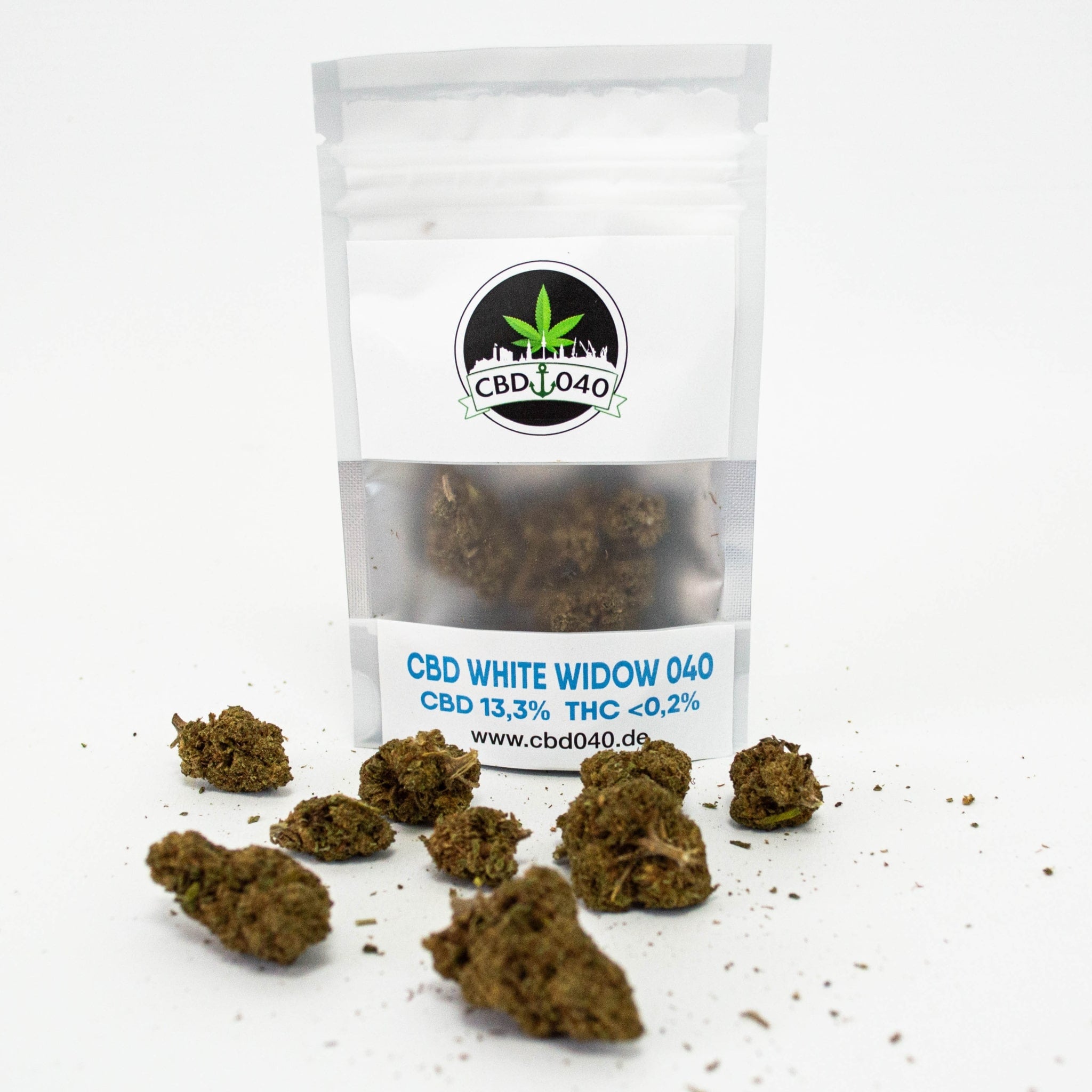 CBD Blüten White Widow 1 CBD Blüten White Widow 2
