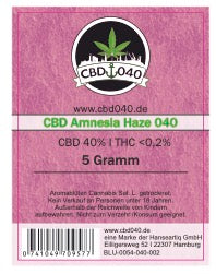 Amnesia Haze 040, Extra Strong mit 40% CBD Amnesia Haze 040, Extra Strong mit 40% CBD