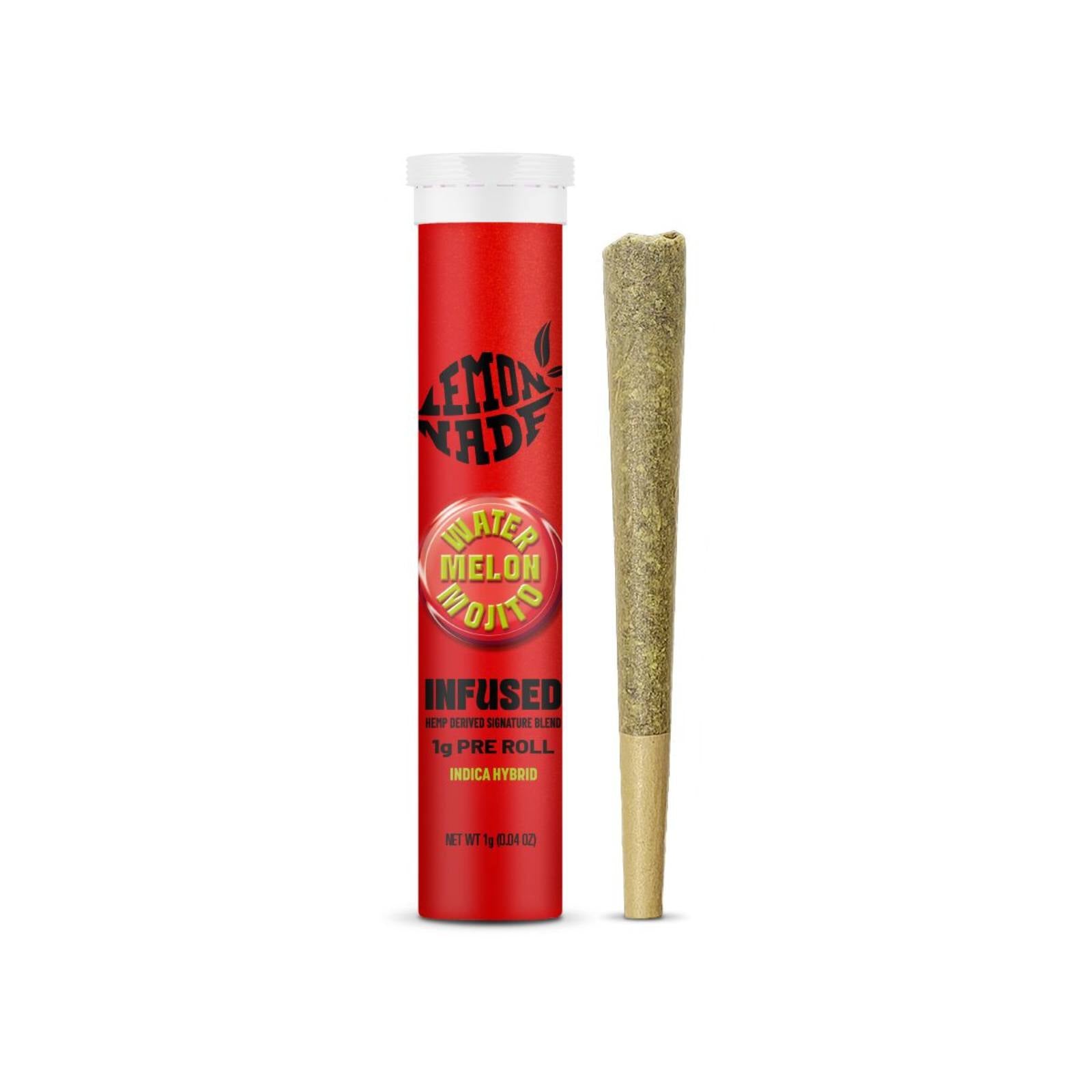 CBD INFUSED Pre Rolled Joint Extra Strong 1g Watermelon Mojito Indica Hybrid fertig gedreht ohne Tabak und Nikotin CBD INFUSED Pre Rolled Joint Extra Strong 1g Watermelon Mojito Indica Hybrid fertig gedreht ohne Tabak und Nikotin