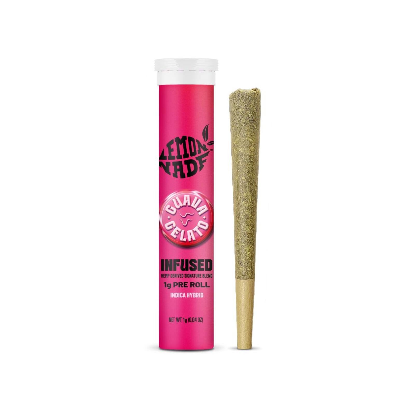 CBD INFUSED Pre Rolled Joint Guava Gelato Extra Strong 1g fertig gerollt ohne Tabak und Nikotin, Indica Hybrid CBD INFUSED Pre Rolled Joint Extra Strong 1g Guava Gelato Indica Hybrid fertig gerollt ohne Tabak und Nikotin