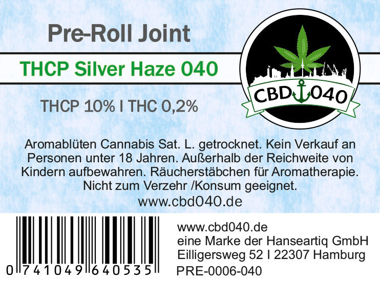 Beschreibung vom THCP Pre Roll Joint zum kaufen bei CBD 040