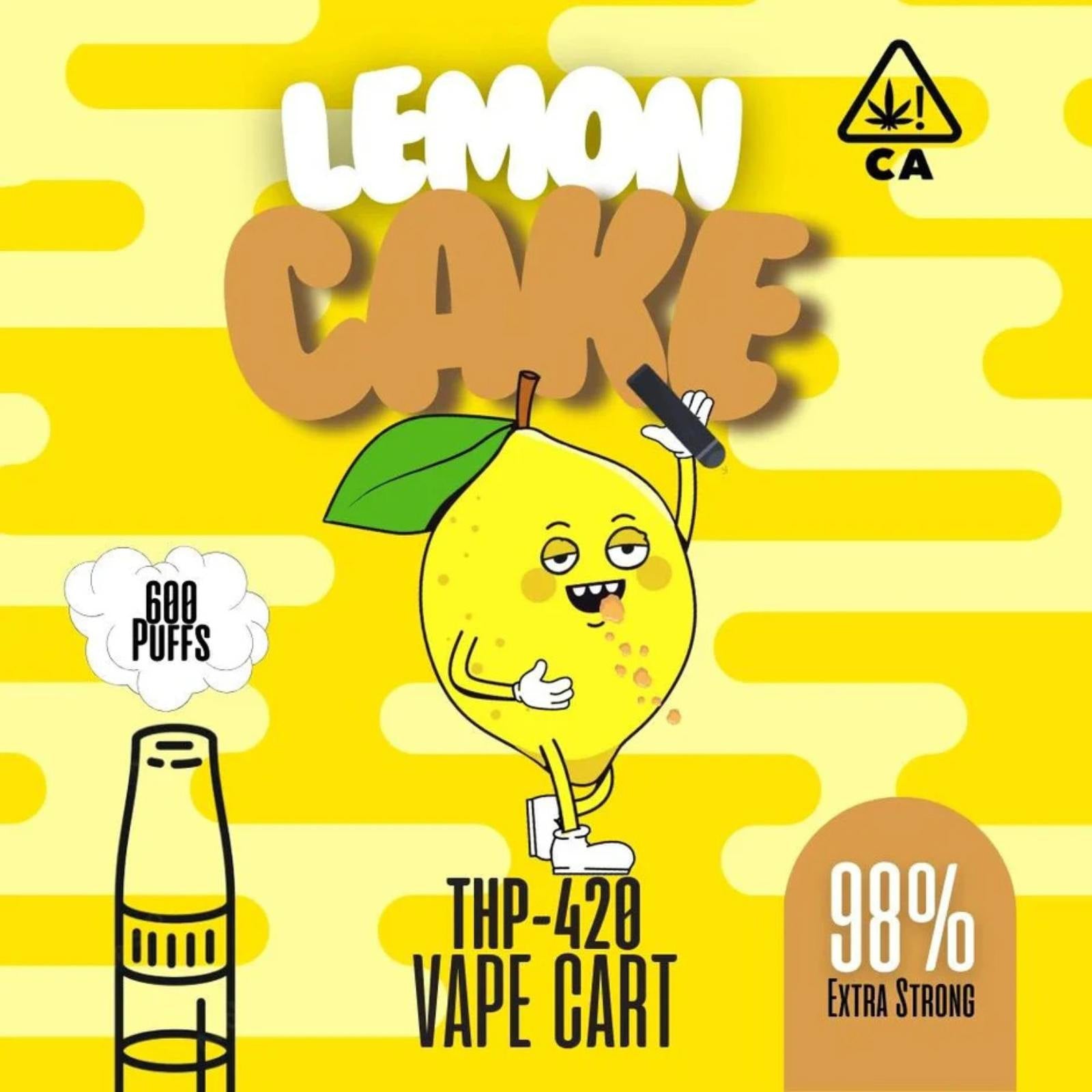 THP420 Vape Cartridge – Lemon Cake - 98 % Extra Strong | Legale Cannabis Vape Alternative THP420 Vape Cartridge – Lemon Cake - 98 % Extra Strong | Legale Cannabis Vape Alternative