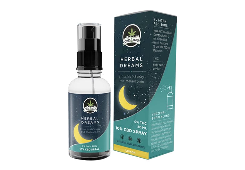 Herbal Dreams CBD Mundspray mit Melatonin - 10% CBD - 30ml Herbal Dreams CBD Mundspray mit Melatonin - 10% CBD - 30ml