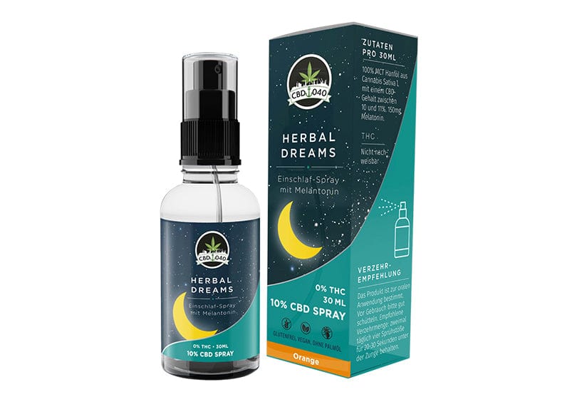 Herbal Dreams CBD Mundspray mit Melatonin - 10% CBD - 30ml Herbal Dreams CBD Mundspray mit Melatonin - 10% CBD - 30ml