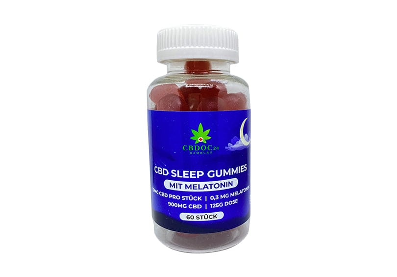 CBD Sleep Gummies mit 900MG CBD & Melatonin - 60 Stück CBD Sleep Gummies mit 900MG CBD & Melatonin - 60 Stück