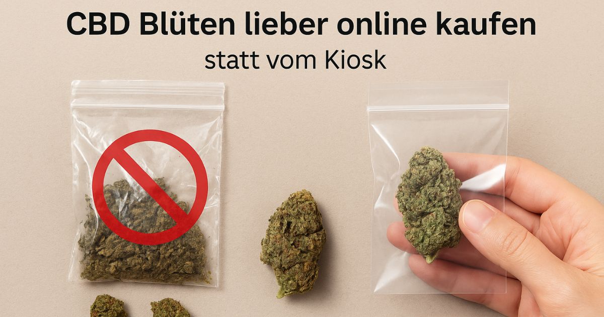 CBD Blüten kaufen – Vergleich Kiosk und Tankstelle vs. Online Shop bei CBD040