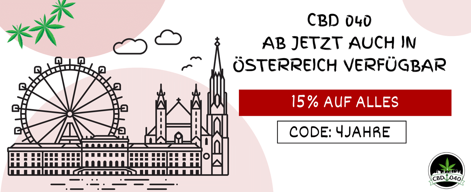 Banner das CBD 040 jetzt in Österreich verfügbar ist