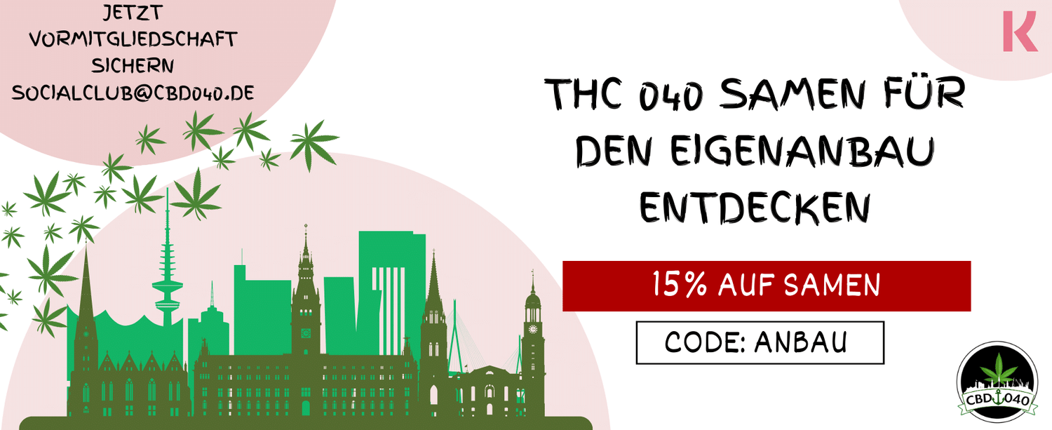 THC 040 mit Cannabis Social Club Anmeldung