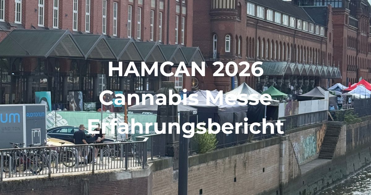 Außengelände der Cannabis-Messe in Hamburg 2026 – persönliche Aufnahme beim Besuch vor Ort