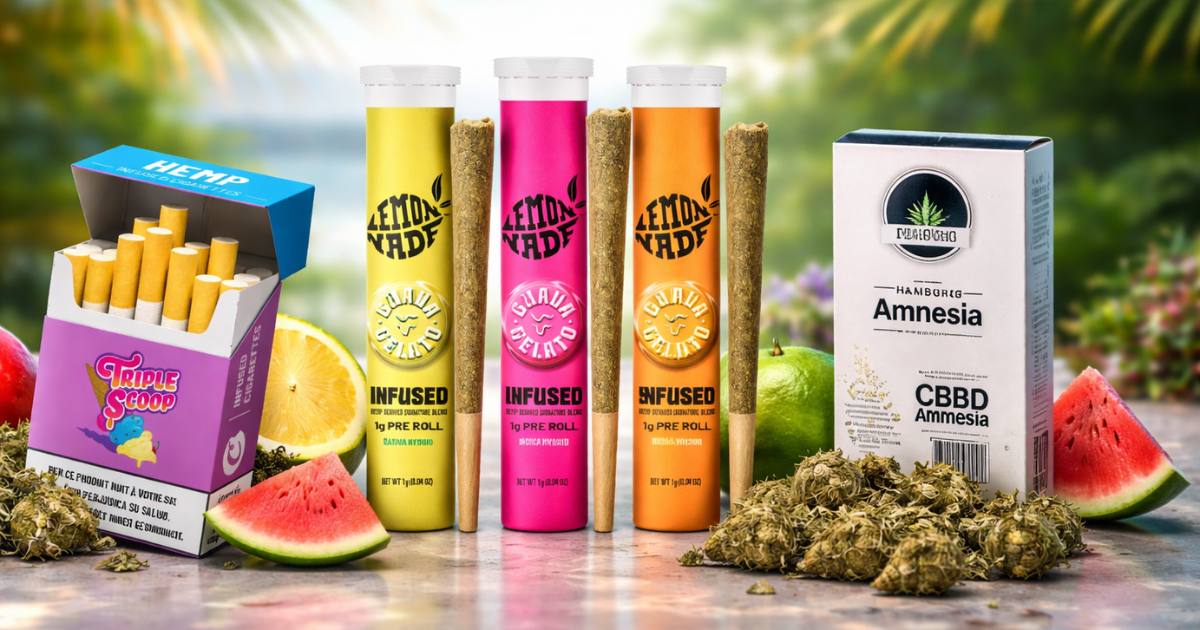 Neue CBD INFUSED Produkte von CBD040 mit Pre Rolled Joints und CBD Zigaretten Extra Strong