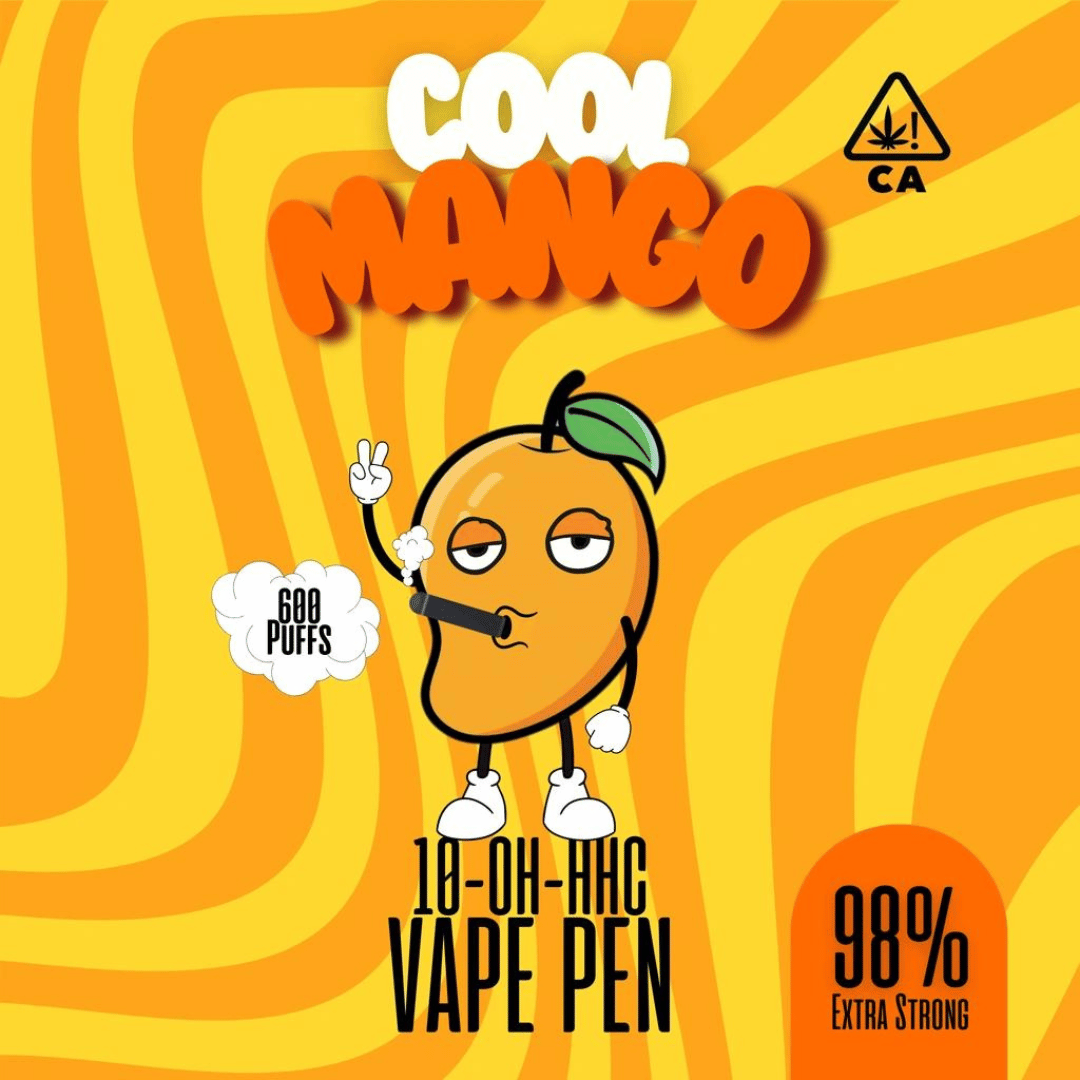 10-OH-HHC Vape Pen - Mango - 98% 10-OH-HHC - Cali Vape Pen - Extra Strong