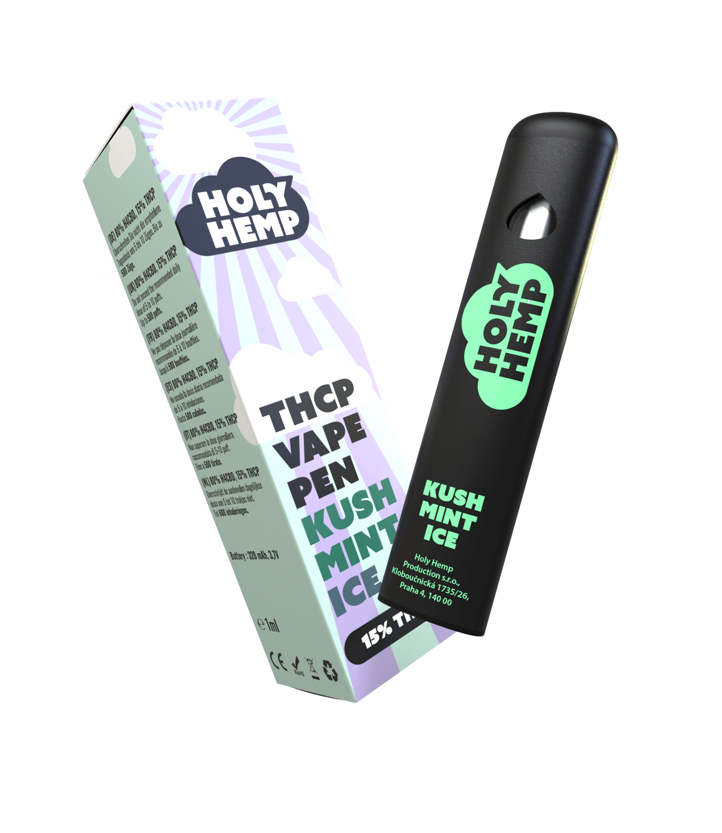 THCP Pen Kush Mint Ice mit 15% THCP - Premium Einwegpen