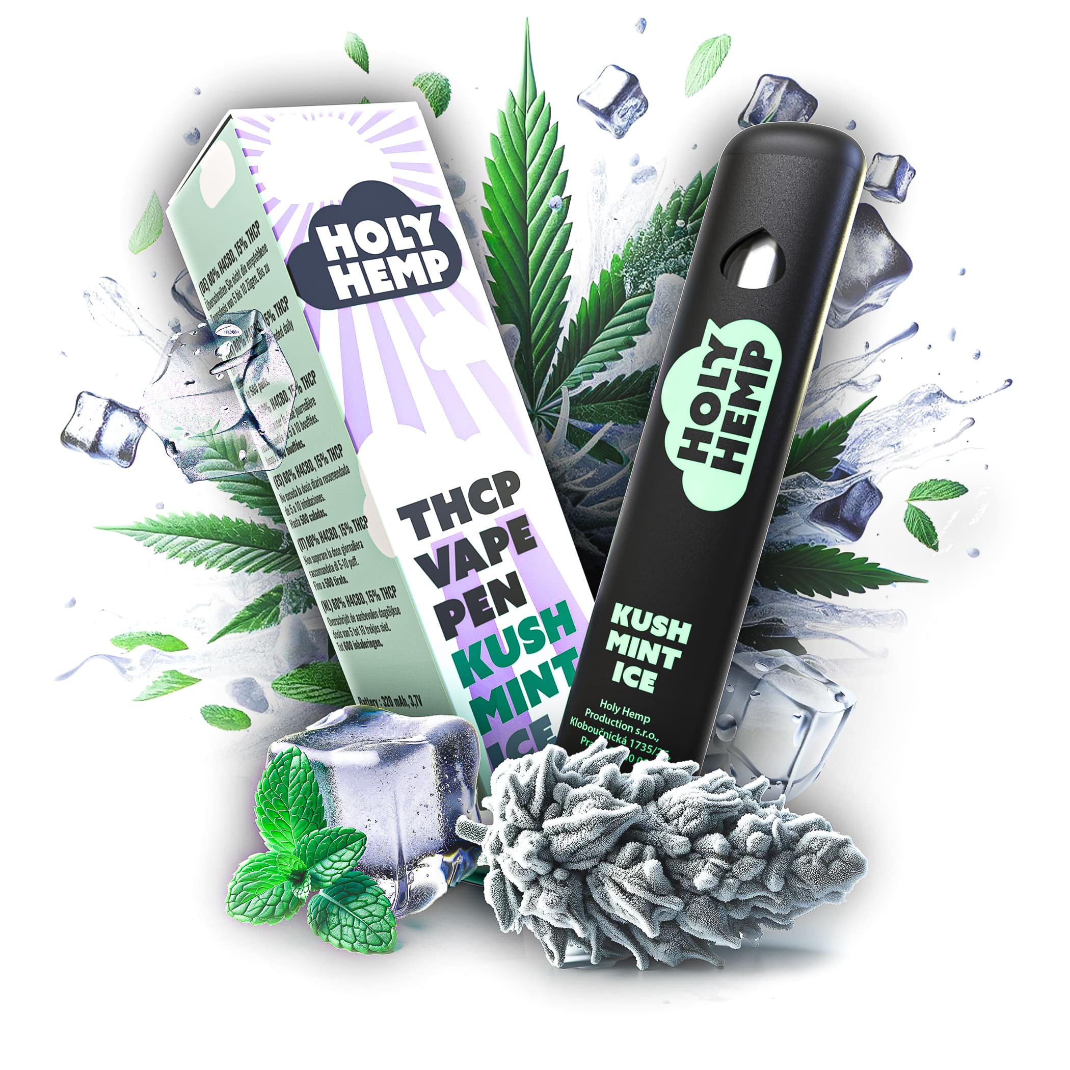 THCP Pen Kush Mint Ice mit 15% THCP - Premium Einwegpen