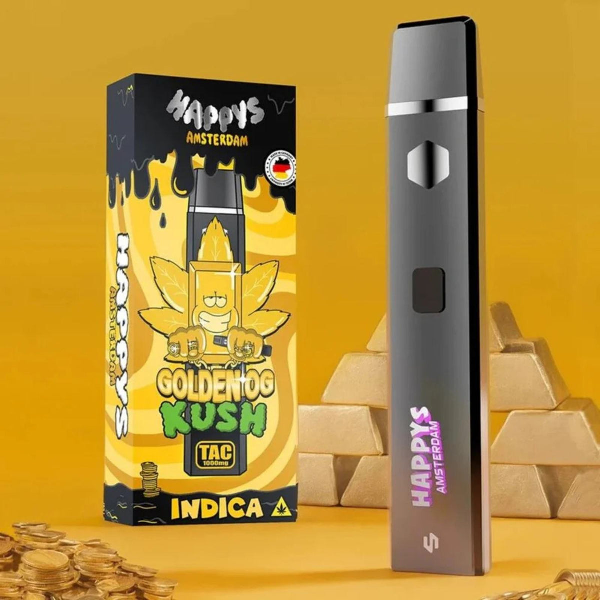 TAC Vape kaufen | Golden Kush 1000mg | HHC Alternative TAC Vape kaufen | Golden Kush 1000mg | HHC Alternative