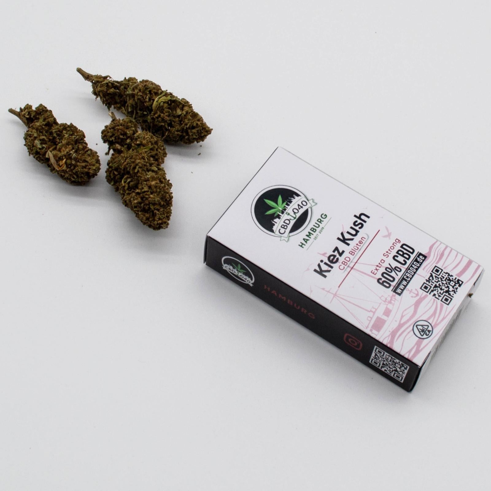 Kiez Kush Extra Strong CBD Blüten mit hohem CBD-Gehalt
