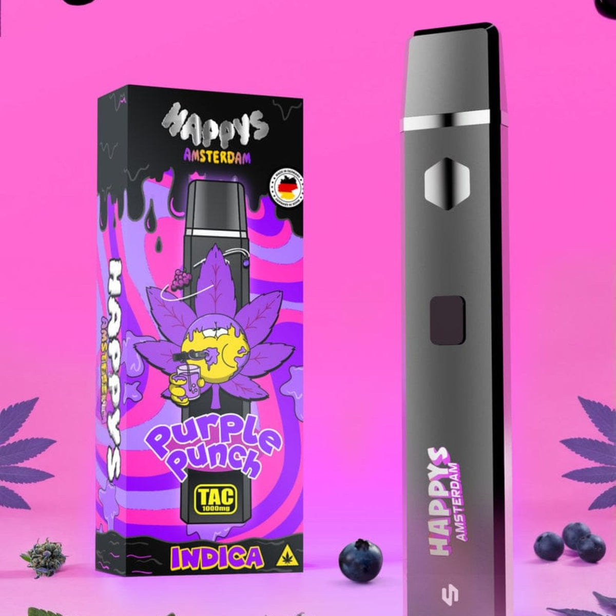 Purple Punch TAC Cannabis Vape 1000 mg Vape & HHC Alternative Purple Punch TAC Cannabis Vape 1000 mg Vape & HHC Alternative
