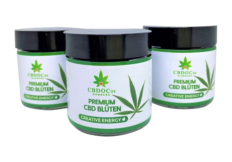 CBD Blüten Creative Energy im Glas | Premium CBD Blüten